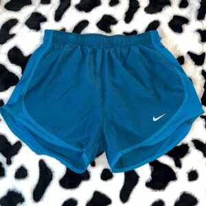 Nike Blue Athletic Shorts Dri-FIT Tempo Style